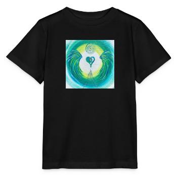 Gel de cœur de la mission de la vie - T-shirt bio MINI CREATOR Stanley/Stella Enfant - noir - Devant - Mikhail (115cm)