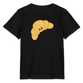 Croissant - Stanley/Stella MINI CREATOR Kids’ T-Shirt - black - Front - Mikhail (115cm)