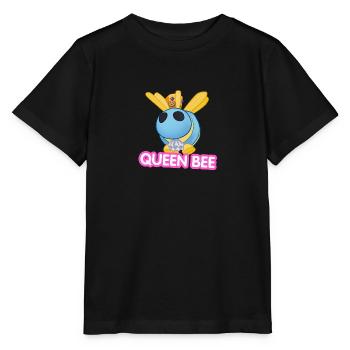 Bienenkönigin-Karikatur - Stanley/Stella Kinder T-Shirt MINI CREATOR  - Schwarz - Vorne - Mikhail (115cm)