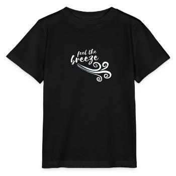 Feel the breeze! Wind gift idea - Stanley/Stella MINI CREATOR Kids’ T-Shirt - black - Front - Mikhail (115cm)
