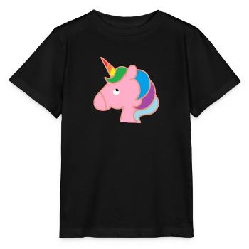 Poney - T-shirt bio MINI CREATOR Stanley/Stella Enfant - noir - Devant - Mikhail (115cm)