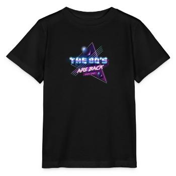 Les années 80 sont de retour - T-shirt bio MINI CREATOR Stanley/Stella Enfant - noir - Devant - Mikhail (115cm)