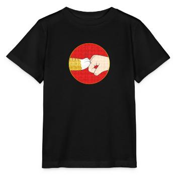 Cat - Stanley/Stella MINI CREATOR Kids’ T-Shirt - black - Front - Mikhail (115cm)