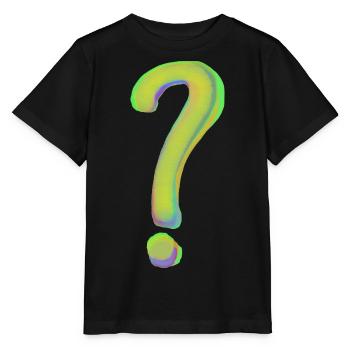 Question mark - Stanley/Stella MINI CREATOR Kids’ T-Shirt - black - Front - Mikhail (115cm)