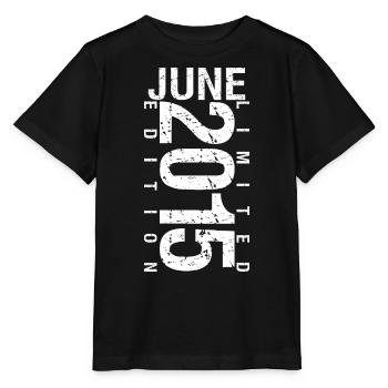 Juni 2015 Juni Geburtstagsgeschenk Juni 2015 - Stanley/Stella Kinder T-Shirt MINI CREATOR  - Schwarz - Vorne - Mikhail (115cm)