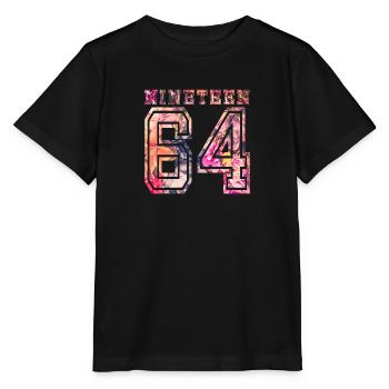 NINETEEN 1964 B - Stanley/Stella MINI CREATOR Kids’ T-Shirt - black - Front - Mikhail (115cm)