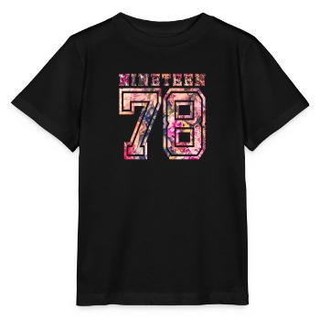 NINETEEN 1978 B - Stanley/Stella MINI CREATOR Kids’ T-Shirt - black - Front - Mikhail (115cm)