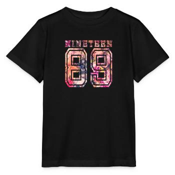 NINETEEN 1989 B - Stanley/Stella MINI CREATOR Kids’ T-Shirt - black - Front - Mikhail (115cm)