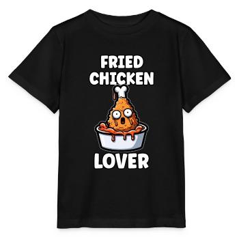 Poulet frit Ailes de poulet Poulet Cadeau - T-shirt bio MINI CREATOR Stanley/Stella Enfant - noir - Devant - Mikhail (115cm)