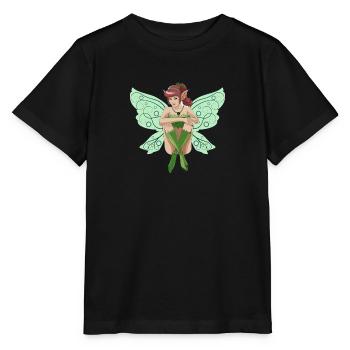 fée - T-shirt bio MINI CREATOR Stanley/Stella Enfant - noir - Devant - Mikhail (115cm)