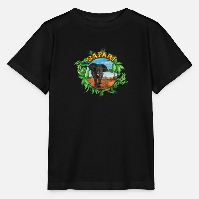 Safari - Stanley/Stella Kinder T-Shirt MINI CREATOR  - Schwarz