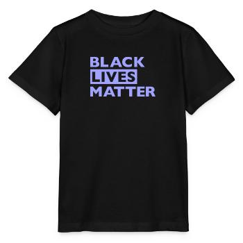 Black Lives Matter Flieder - Stanley/Stella Kinder T-Shirt MINI CREATOR  - Schwarz - Vorne - Mikhail (115cm)