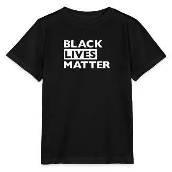Black Lives Matter Weiß - Stanley/Stella Kinder T-Shirt MINI CREATOR  - Schwarz - Vorne - Mikhail (115cm)
