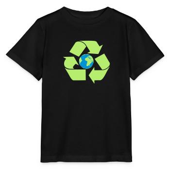 Terre de recyclage - T-shirt bio MINI CREATOR Stanley/Stella Enfant - noir - Devant - Mikhail (115cm)