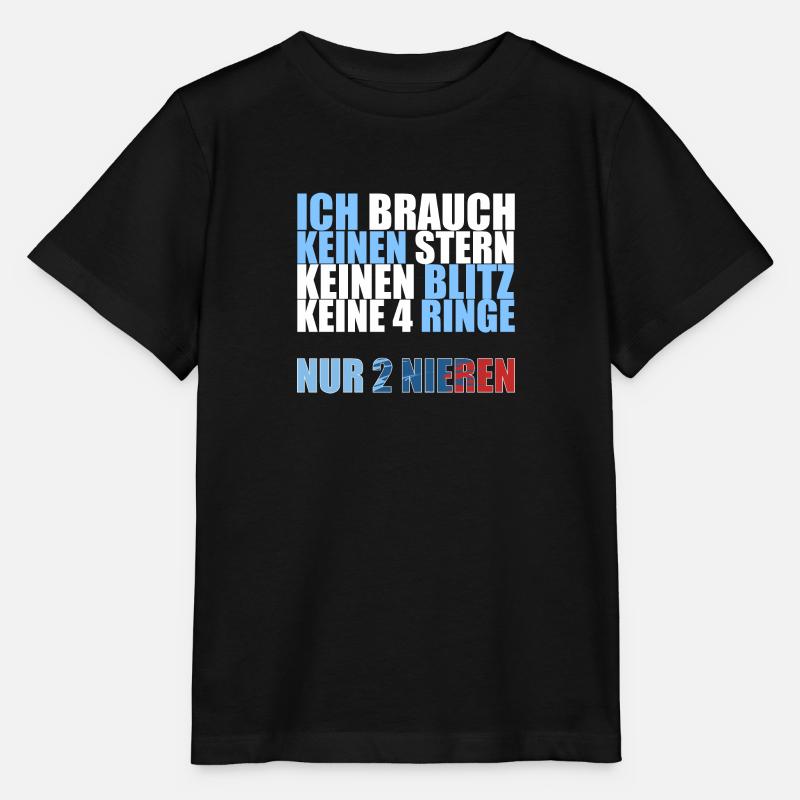 Bimmer Spruch Nieren Ringe Stern Geschenk - Stanley/Stella Kinder T-Shirt MINI CREATOR  - Schwarz