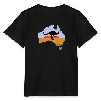 Australie - T-shirt bio MINI CREATOR Stanley/Stella Enfant - noir - Devant - Mikhail (115cm)