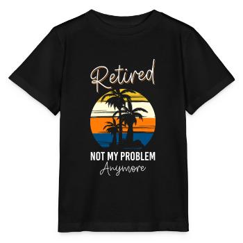 Humor Funny The Solution Motto - Stanley/Stella MINI CREATOR Kids’ T-Shirt - black - Front - Mikhail (115cm)