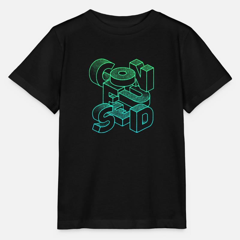 embrouillé - T-shirt bio MINI CREATOR Stanley/Stella Enfant - noir
