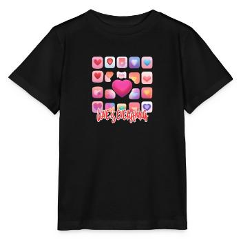 Love is everything - Stanley/Stella Kinder T-Shirt MINI CREATOR  - Schwarz - Vorne - Mikhail (115cm)