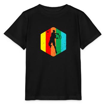 tennis - T-shirt bio MINI CREATOR Stanley/Stella Enfant - noir - Devant - Mikhail (115cm)
