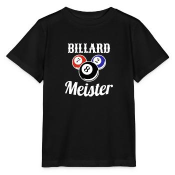 Billard Meister Kugeln Billiard - Stanley/Stella Kinder T-Shirt MINI CREATOR  - Schwarz - Vorne - Mikhail (115cm)
