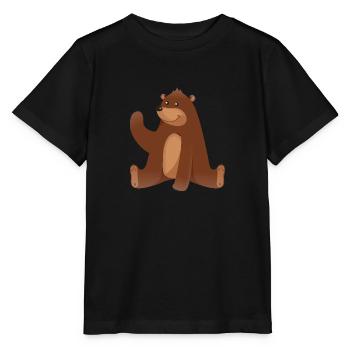 Bear - Stanley/Stella Kinder T-Shirt MINI CREATOR  - Schwarz - Vorne - Mikhail (115cm)