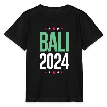 Jours fériés Bali 2024 - T-shirt bio MINI CREATOR Stanley/Stella Enfant - noir - Devant - Mikhail (115cm)
