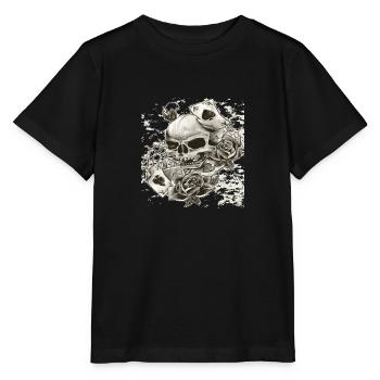 cards pirates - Stanley/Stella MINI CREATOR Kids’ T-Shirt - black - Front - Mikhail (115cm)