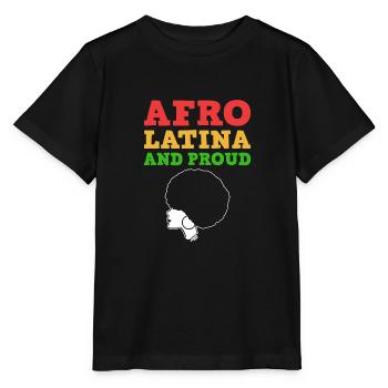 Afro Latina - T-shirt bio MINI CREATOR Stanley/Stella Enfant - noir - Devant - Mikhail (115cm)