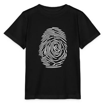 Biologie Vector Empreinte digitale - T-shirt bio MINI CREATOR Stanley/Stella Enfant - noir - Devant - Mikhail (115cm)