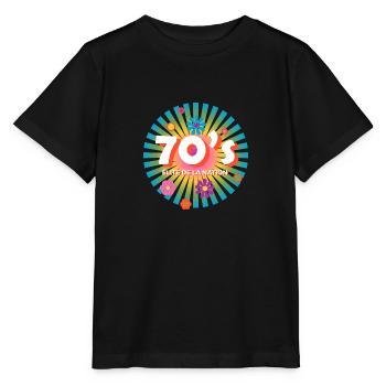 Elite 70s nation logo - Stanley/Stella MINI CREATOR Kids’ T-Shirt - black - Front - Mikhail (115cm)