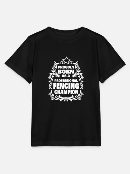 Professional Fencing Champion - Stanley/Stella Kinder T-Shirt MINI CREATOR - Schwarz