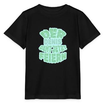Feiern Denis - Stanley/Stella Kinder T-Shirt MINI CREATOR  - Schwarz - Vorne - Mikhail (115cm)