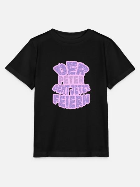 Peter als Peter - Stanley/Stella Kinder T-Shirt MINI CREATOR  - Schwarz