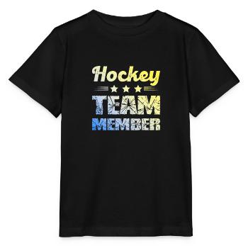 Hockey Team - Stanley/Stella MINI CREATOR Kids’ T-Shirt - black - Front - Mikhail (115cm)