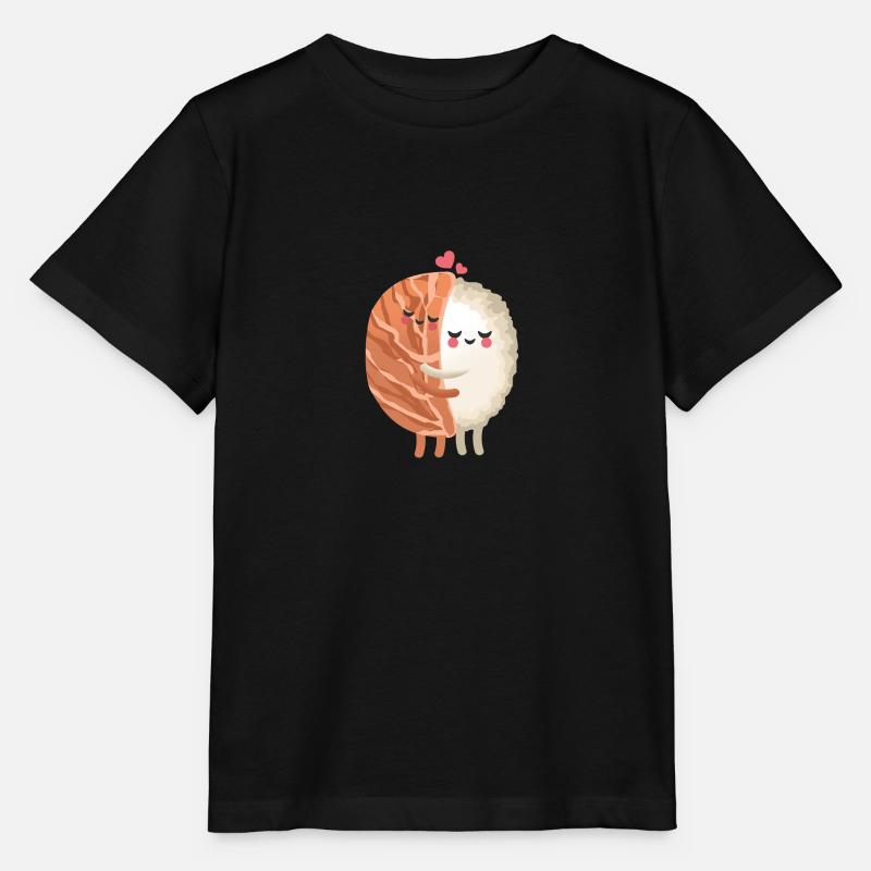 Étreinte de sushi - T-shirt bio MINI CREATOR Stanley/Stella Enfant - noir