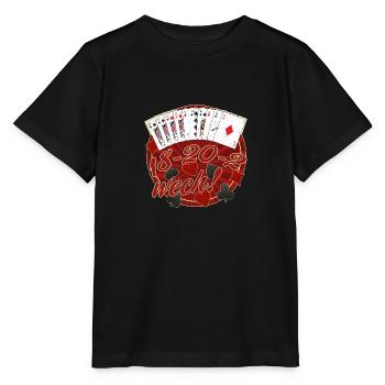 18-20-2 wech Rockabilly Skat - Stanley/Stella MINI CREATOR Kids’ T-Shirt - black - Front - Mikhail (115cm)