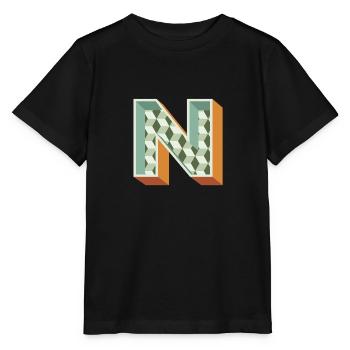 N - T-shirt bio MINI CREATOR Stanley/Stella Enfant - noir - Devant - Mikhail (115cm)