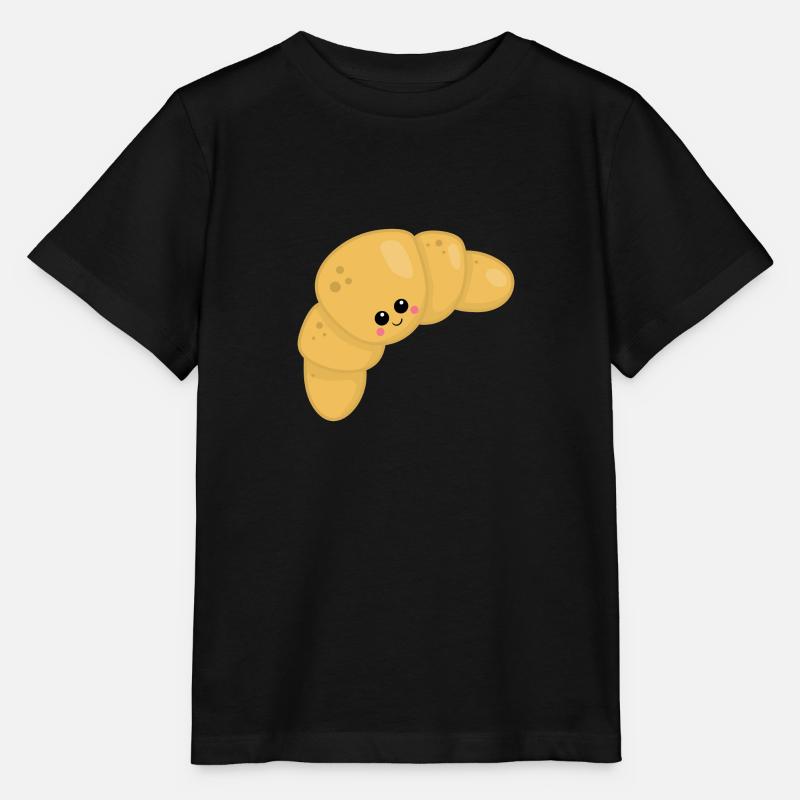 Croissant - T-shirt bio MINI CREATOR Stanley/Stella Enfant - noir