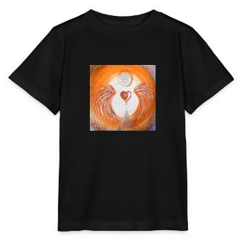 Gel de cœur Résolution des défis cardiaques - T-shirt bio MINI CREATOR Stanley/Stella Enfant - noir - Devant - Mikhail (115cm)