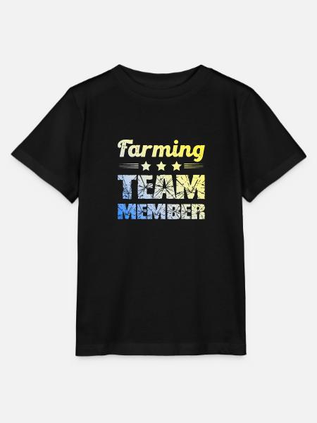 Farming Team - Stanley/Stella Kinder T-Shirt MINI CREATOR  - Schwarz