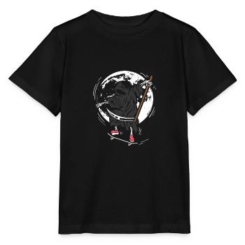Reaper Skater Athlete Gift - Stanley/Stella MINI CREATOR Kids’ T-Shirt - black - Front - Mikhail (115cm)