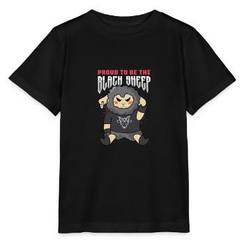 Proud Black Sheep Wasteful Poison - Stanley/Stella MINI CREATOR Kids’ T-Shirt - black - Front - Mikhail (115cm)