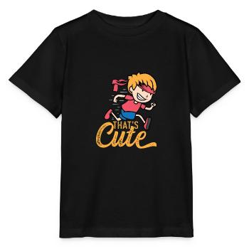 Das ist süß Passende Person Geschenk - Stanley/Stella Kinder T-Shirt MINI CREATOR  - Schwarz - Vorne - Mikhail (115cm)