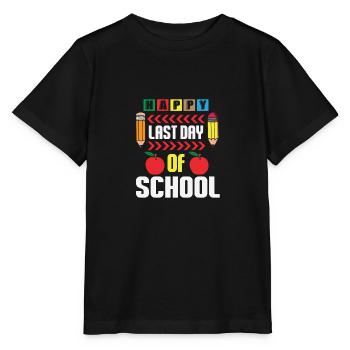 Bonne dernière remise des diplômes de l’instituteur pour - T-shirt bio MINI CREATOR Stanley/Stella Enfant - noir - Devant - Mikhail (115cm)