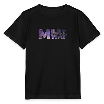 Milky way - Stanley/Stella MINI CREATOR Kids’ T-Shirt - black - Front - Mikhail (115cm)