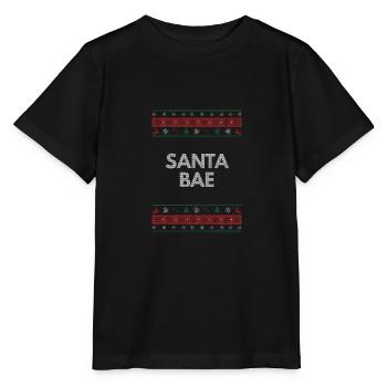 Santa Bae Christmas Friend Christmas Fiancée et - T-shirt bio MINI CREATOR Stanley/Stella Enfant - noir - Devant - Mikhail (115cm)