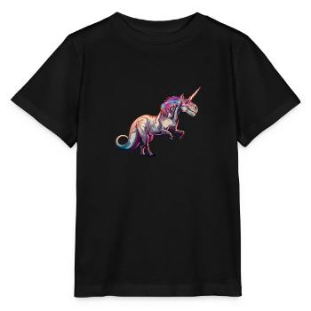 Das Magische Einhorn - Stanley/Stella Kinder T-Shirt MINI CREATOR  - Schwarz - Vorne - Mikhail (115cm)