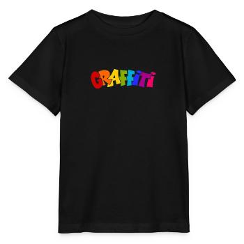 Graffiti - Stanley/Stella Kinder T-Shirt MINI CREATOR  - Schwarz - Vorne - Mikhail (115cm)