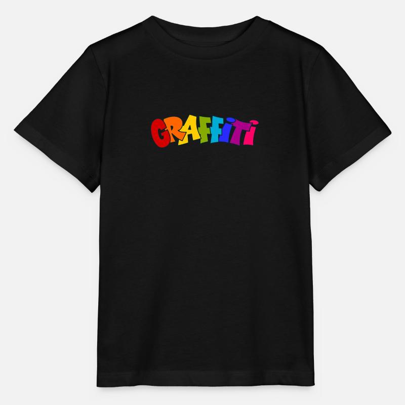 Graffiti - Stanley/Stella MINI CREATOR Kids’ T-Shirt - black